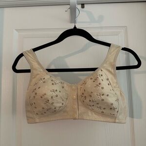 Floral Beige Bra